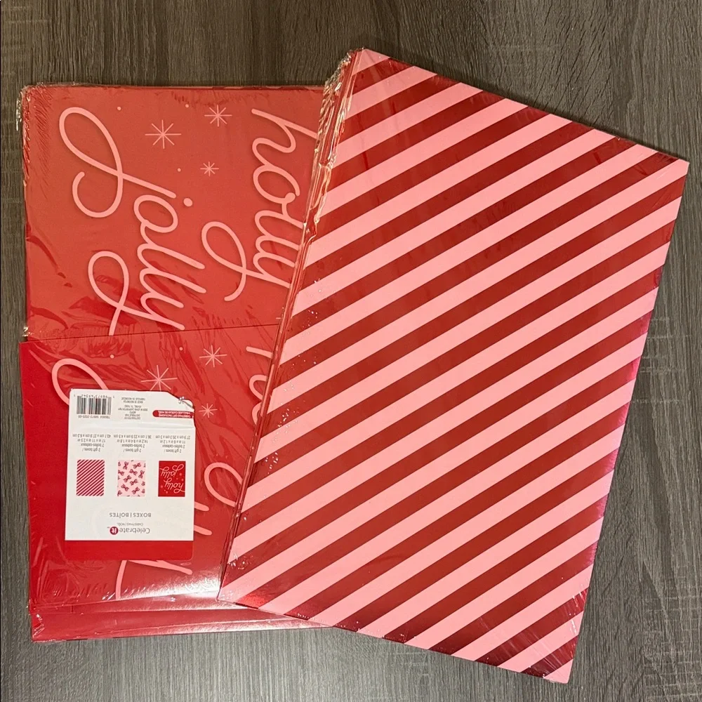 Red and Pink Gift Boxes 2 packs of 6